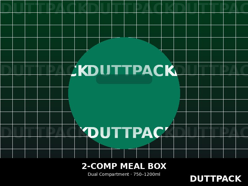 2-Compartment Meal Box