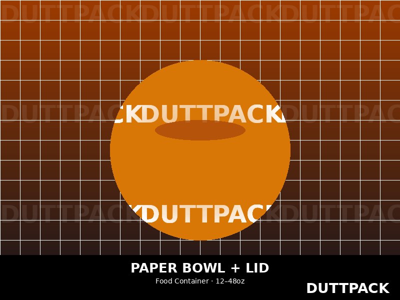 Paper Bowl with Lid