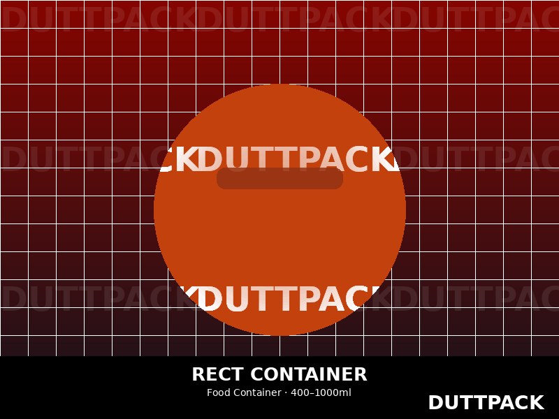 Rectangular Paper Container