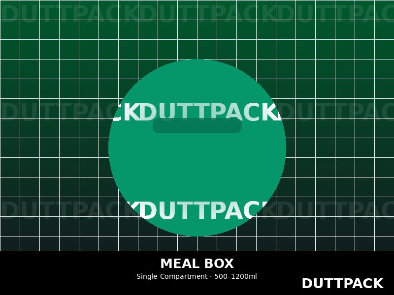 Single Compartment Meal Box